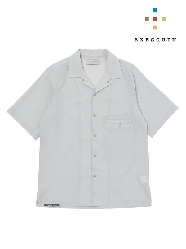 軽くて涼しい半袖シャツ #アオシロツルバミ [21102]｜AXESQUIN – moderate