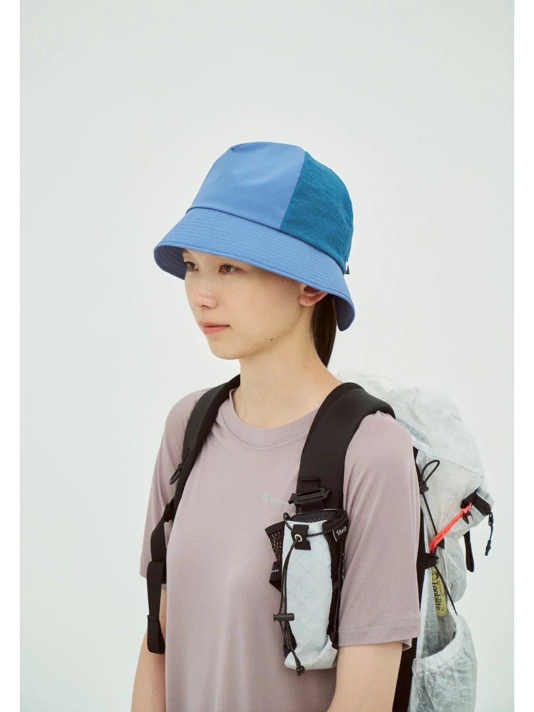 Crevice Mesh Hat #D.Blue [HL-1118]｜halo commodity