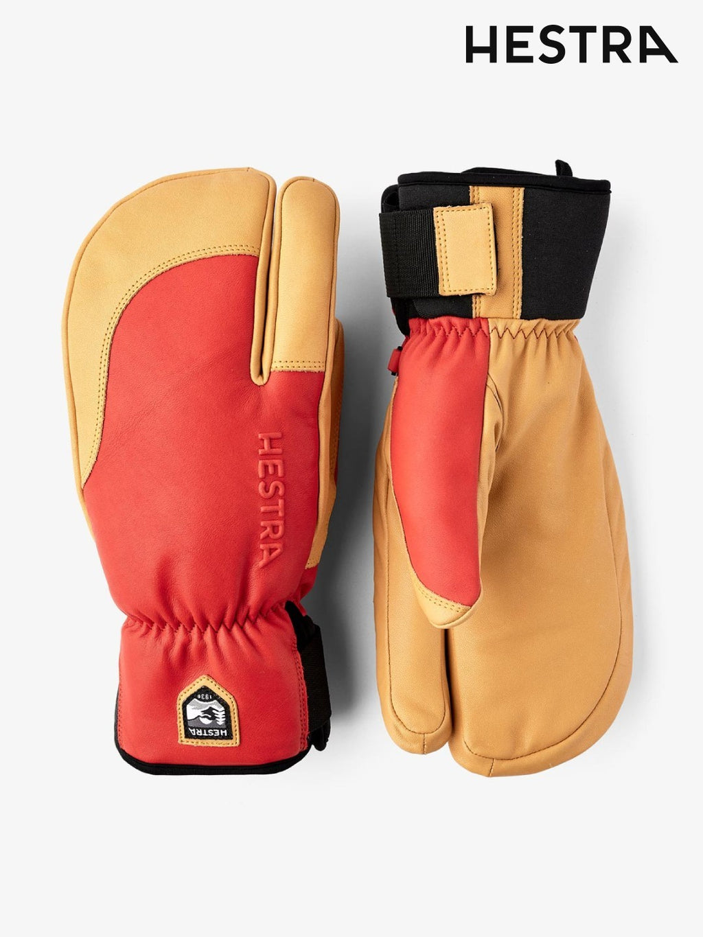 Topo 3-Finger #Flame Red/Tan [33872]｜HESTRA