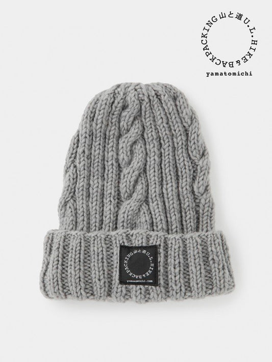 Merino Knit Cap #Gray｜山と道