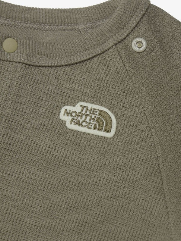 Baby L/S Rompers & 2P Bib #MR [NTB82402]｜THE NORTH FACE