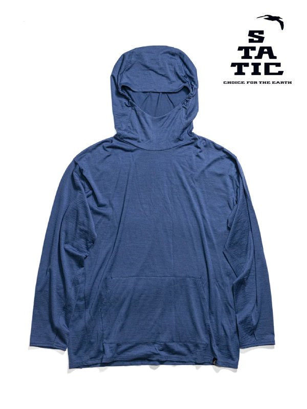 RAW L.W. HOODY #Ocean Blue [100923]｜STATIC【Outlet_30】