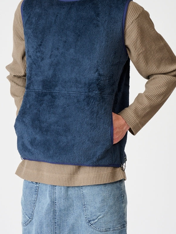 ハイロフトフリースのベスト #アオニビ [021107]｜AXESQUIN