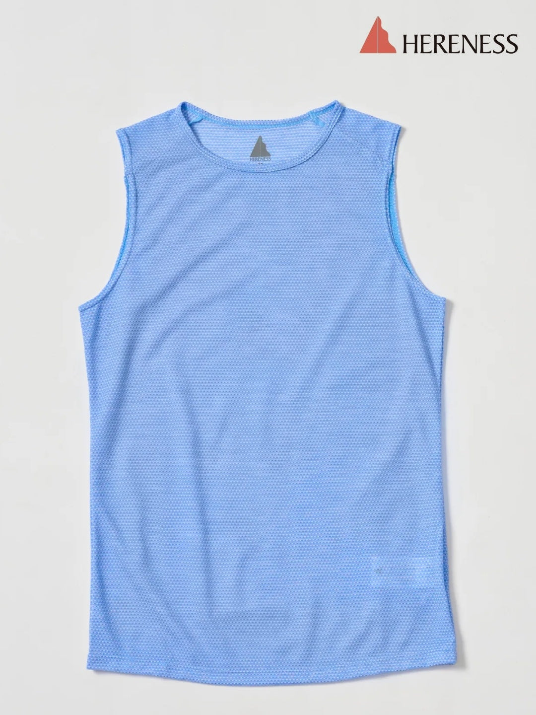 Women's Wool Mesh Tank #LAKE BLUE｜HERENESS