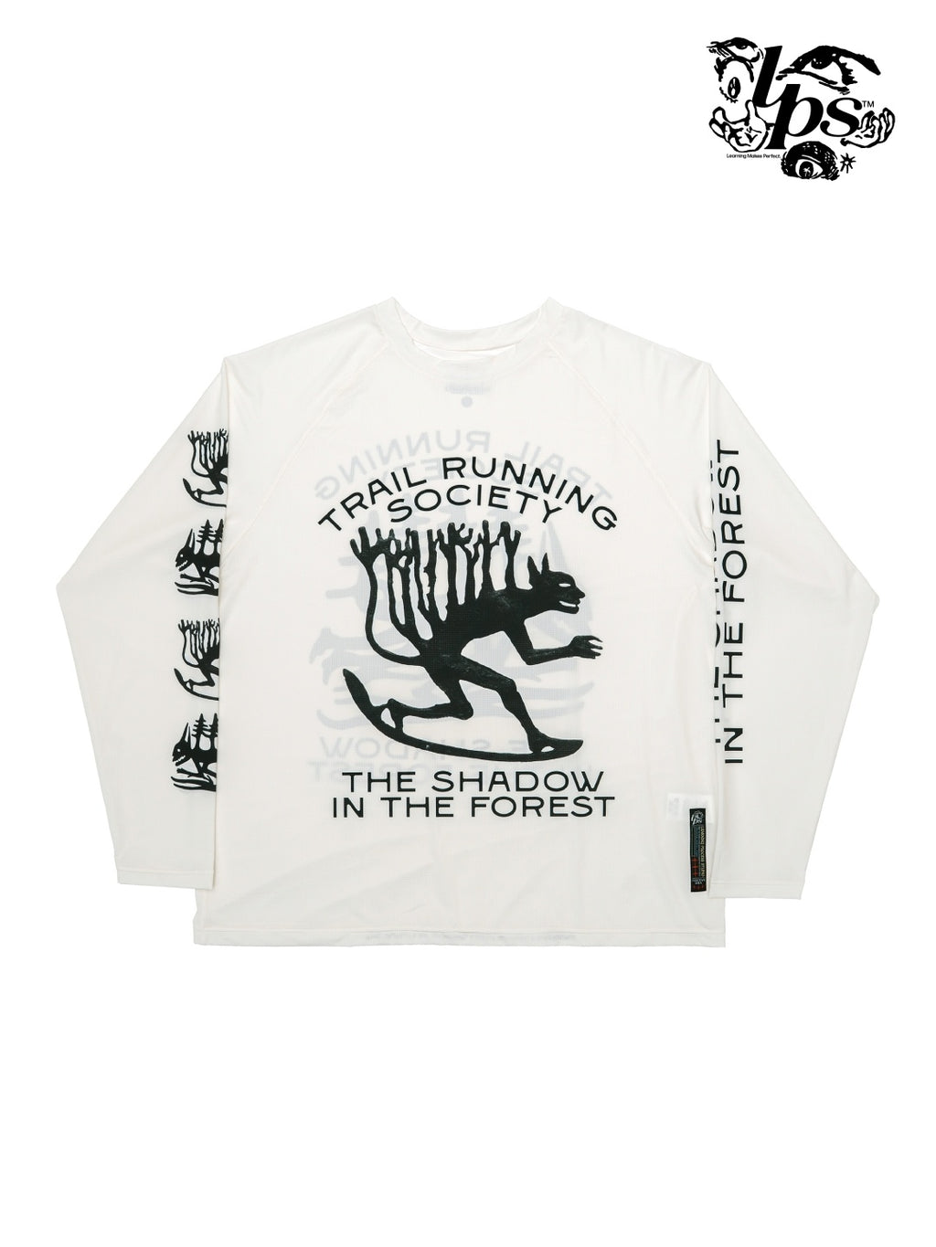 LPS Shadow in the forest Active Long Sleeve #WHITE [13647004610]｜LPS