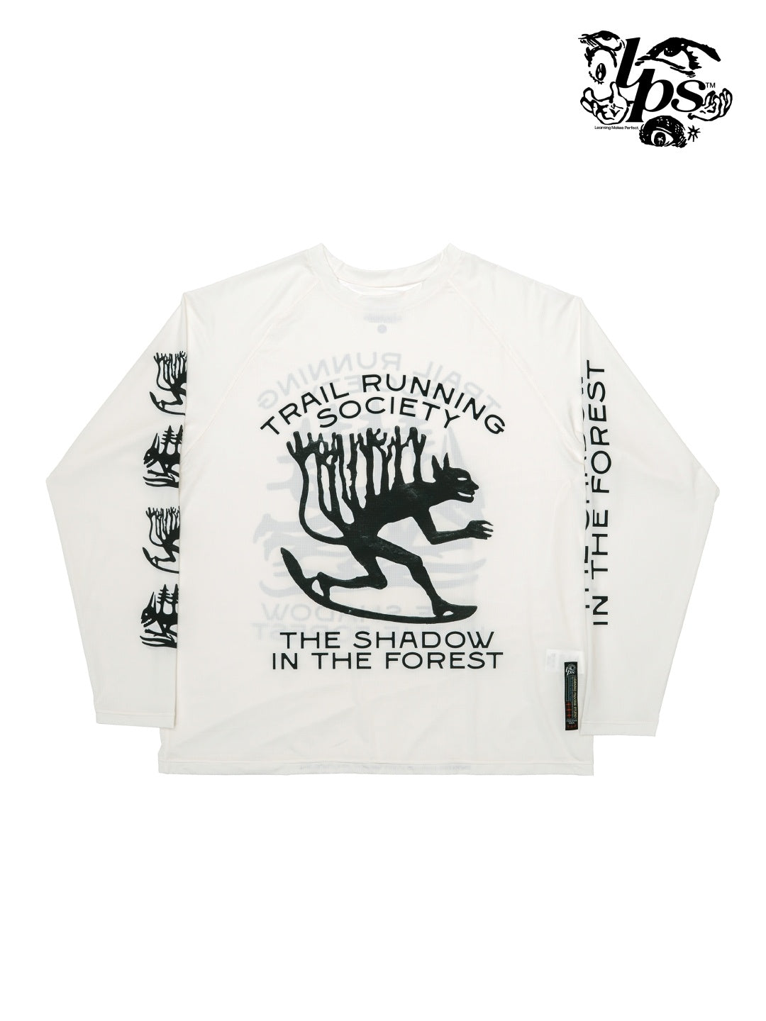LPS Shadow in the forest Active Long Sleeve #WHITE [13647004610]｜LPS
