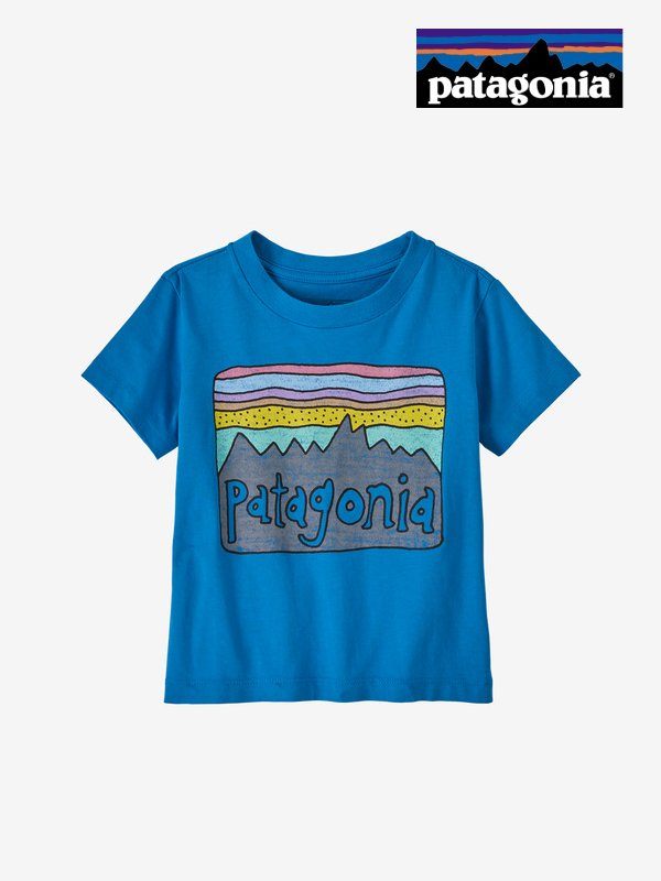 Baby Fitz Roy Skies T-Shirt #VSLB [60421]｜patagonia【Outlet_40】