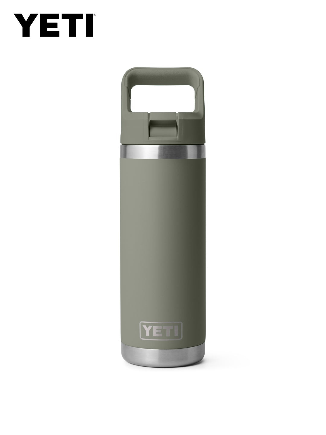 18 oz WATER BOTTLE WITH STRAW CAP #PAMPA LIGHT GREEN [21071508787]｜YETI