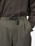 One Tuck Tapered Stretch Pants #DV [GL75177]｜GOLDWIN