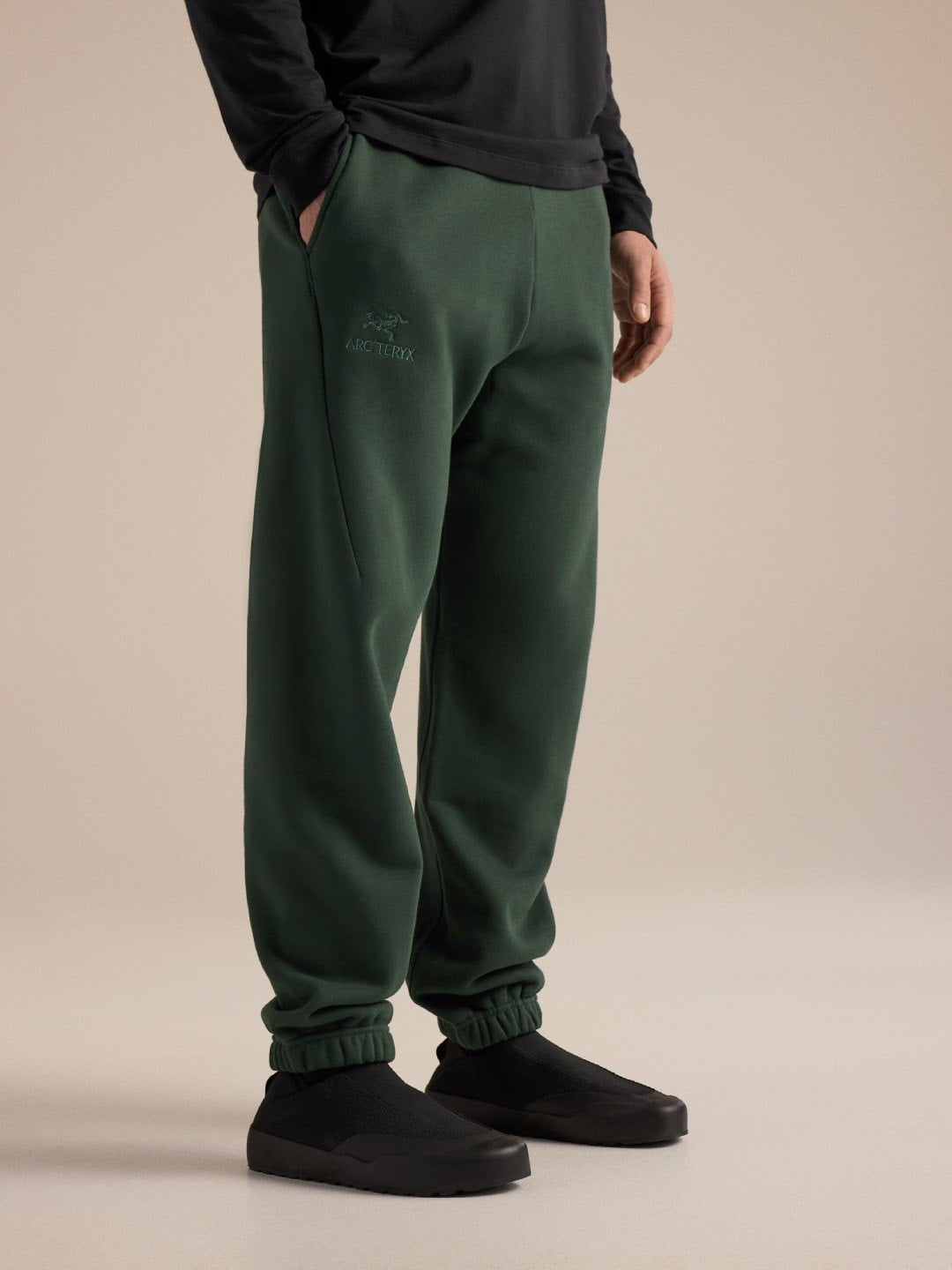 【Men】Emblem Fleece Jogger M #Dark Jade [X00001039304]｜ARC'TERYX