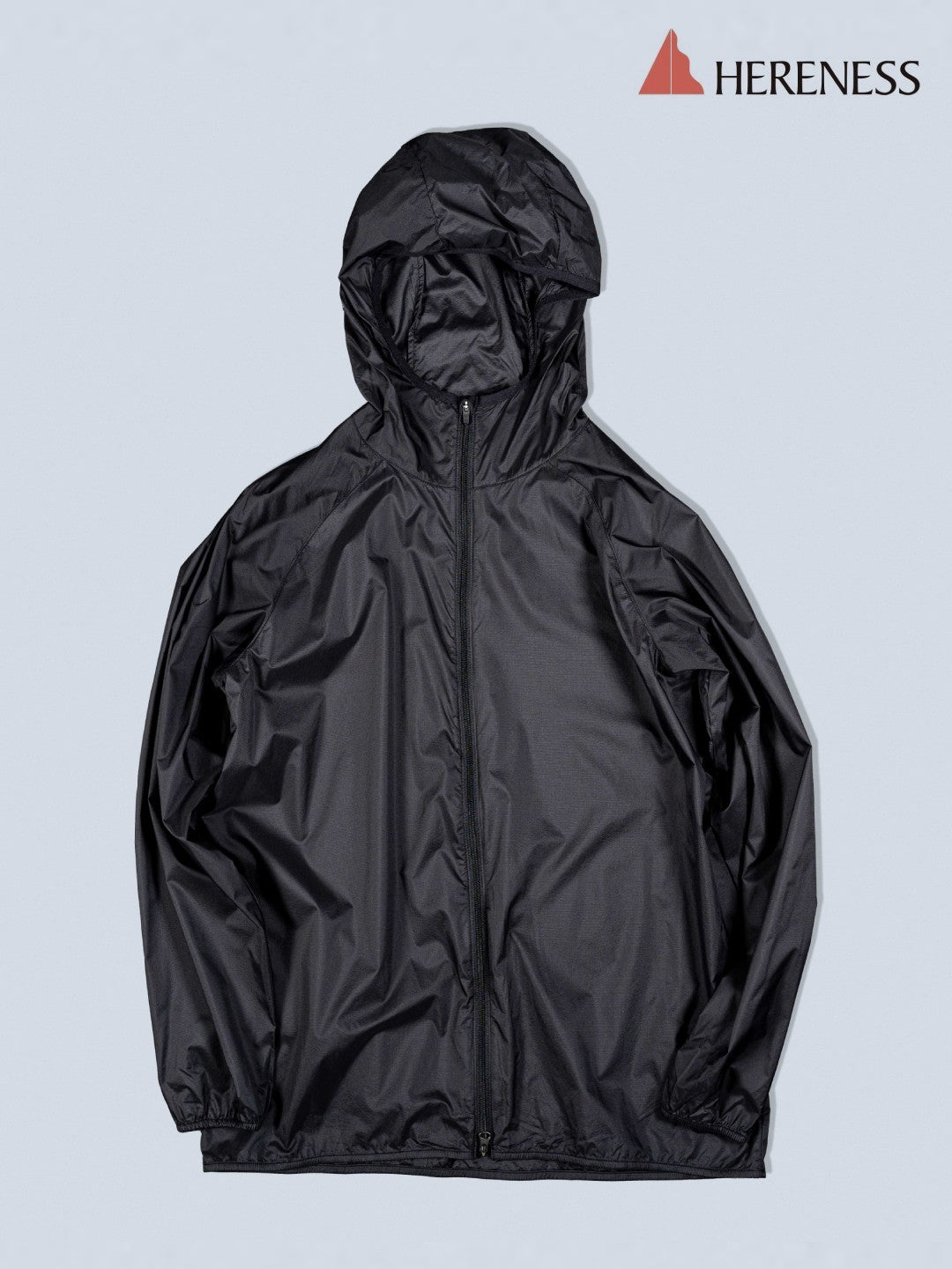 ウォーキング・ランニングウェア HERENESS 13D PACKABLE HOODY BLACK XL 13D Packable Hoody #Black｜HERENESS – moderate