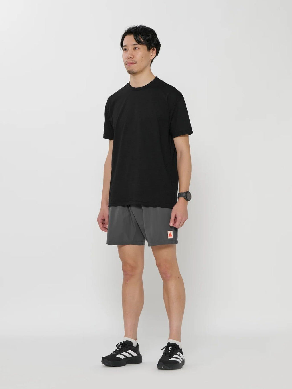 Wool Mesh T-shirt #BLACK [hu-10010]｜HERENESS
