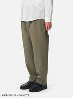 One Tuck Tapered Stretch Pants #WOODY BEIGE [GL75177]｜GOLDWIN