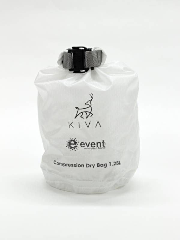 Compression Dry Bag 1.25L #White [CDB001]｜KIVA Outdoors