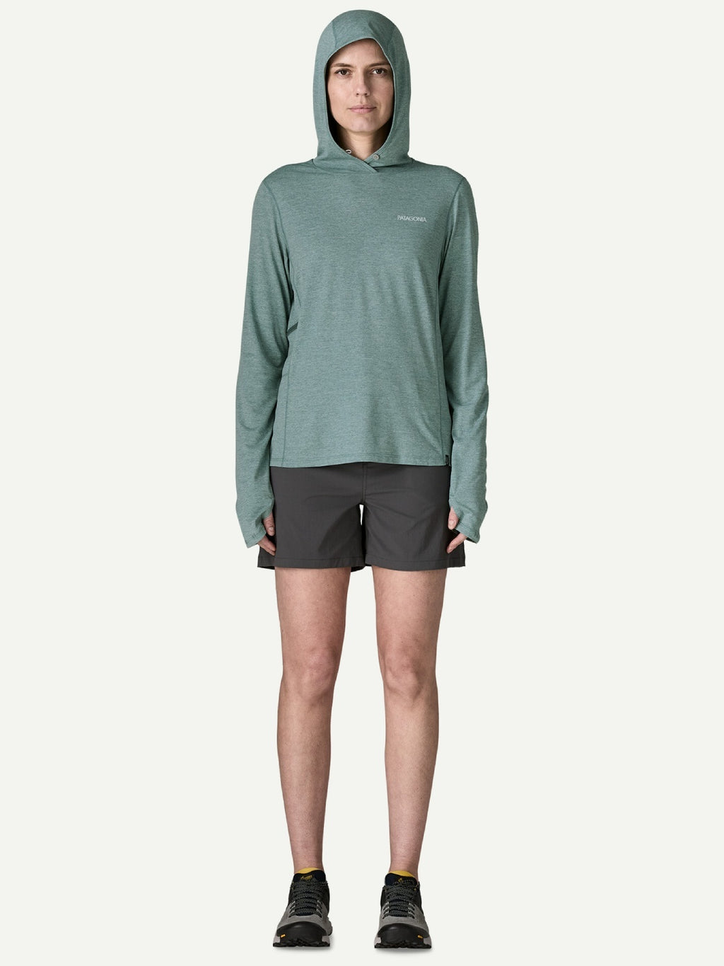 Women's Cap Cool Sun Hoody - Peak Visions #NGBX [44940]｜patagonia
