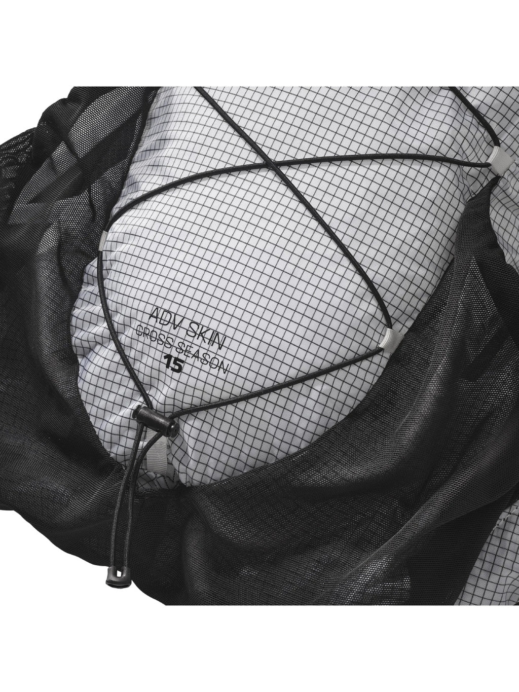 ADV SKIN CROSS SEASON RACE FLAG #WHITE/BLACK [LC2091900]｜SALOMON