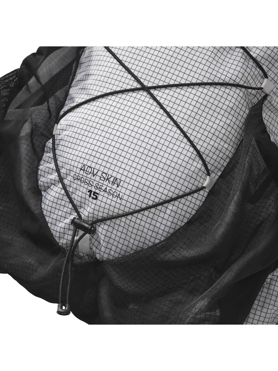 ADV SKIN CROSS SEASON RACE FLAG #WHITE/BLACK [LC2091900]｜SALOMON