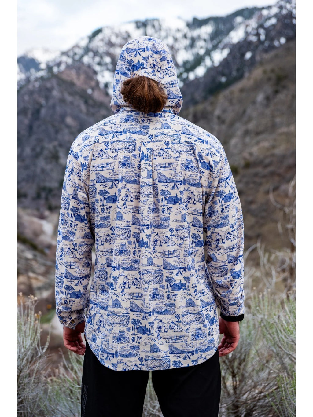 TRIPLE CROWN BUTTON DOWN LONG SLEEVE #Trail Madness Blue｜Jolly Gear