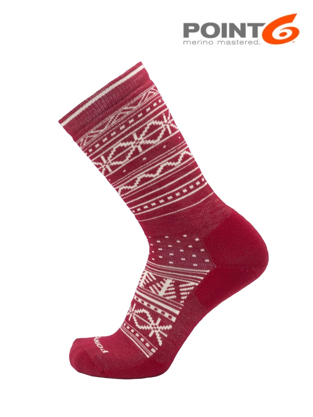 Holiday Medium Crew #Crimson [P61224]｜POINT6