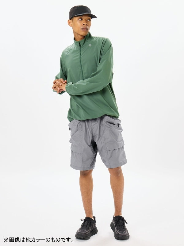 Floating Wind Shell Half Zip Pullover #BK [GM15102]｜GOLDWIN
