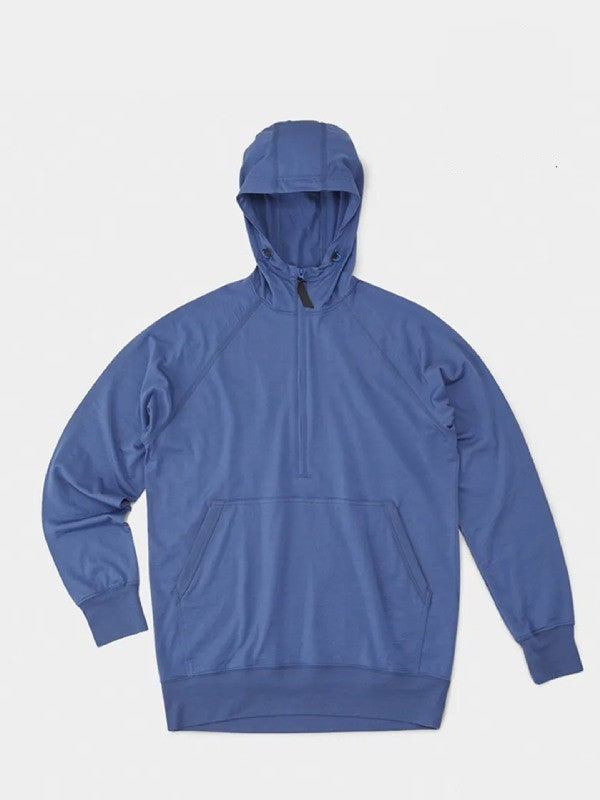 100% Merino Hoody #Jay Blue｜山と道