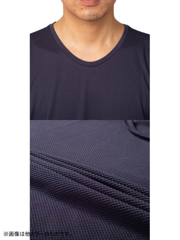 Uroko shirt, 3/4 sleeves, #black [041007] | AXESQUIN