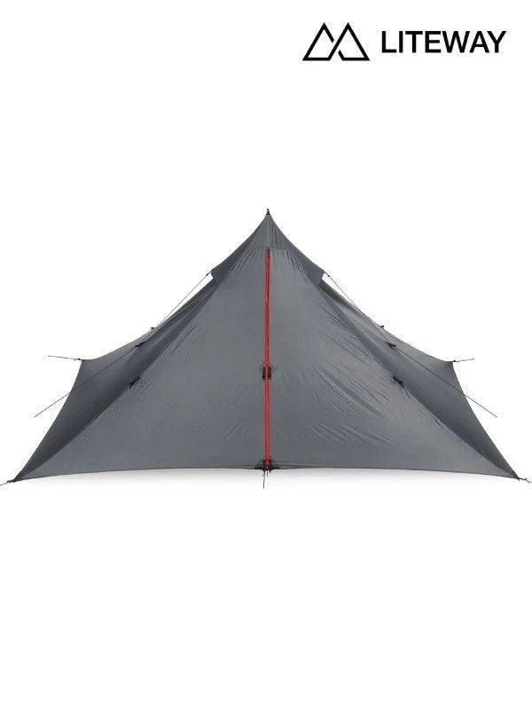 PYRAOMM DUO TARP #Gray [pyra duo grey]｜LITEWAY