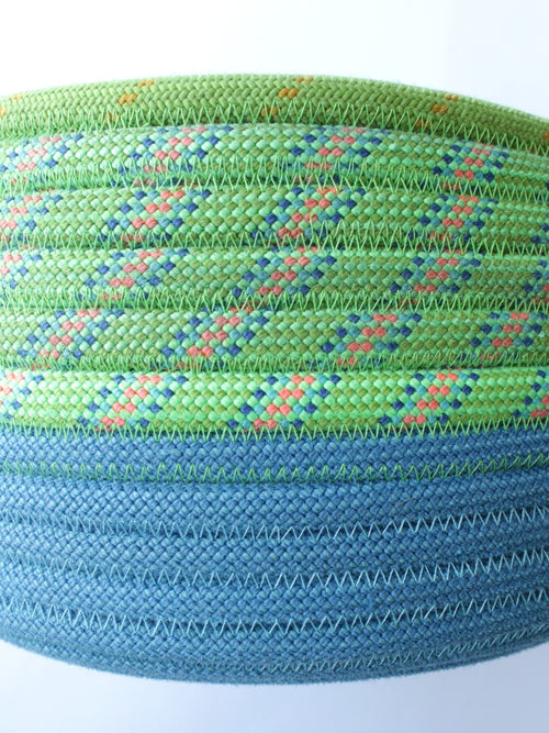 Rope basket (M) #Green/Blue｜Arts and Climbs