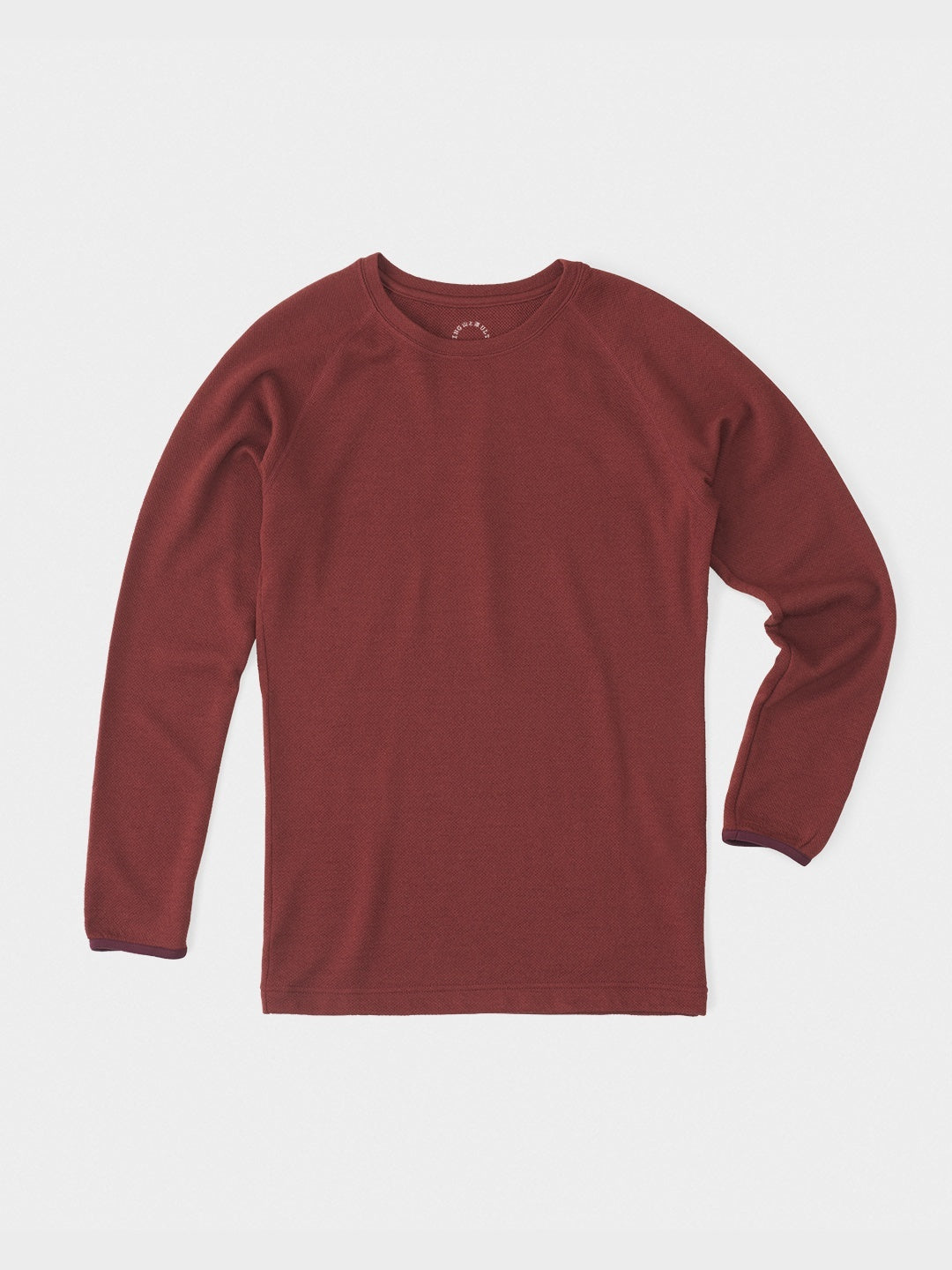 DF Mesh Merino Long Sleeve #Brick Red｜山と道