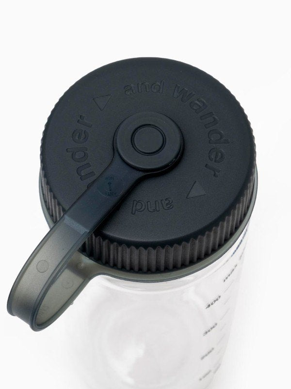 and wander logo bottle 500 #002/clear [4977299]｜and wander