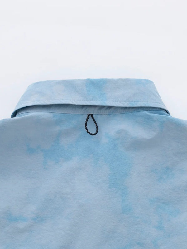 ACTIVE SKY HALF SHIRT #SKY [PS241003]｜PAPERSKY WEAR