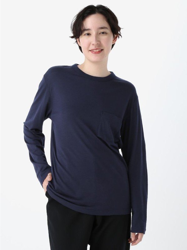 U MERINO 150 LS POCKET TEE #MI [IT62371]｜icebreaker