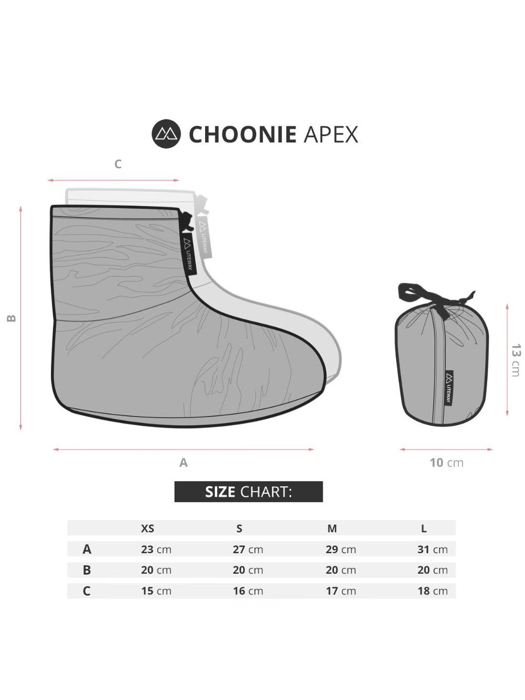 CHOONIE APEX 5.0oz /+1℃｜LITEWAY