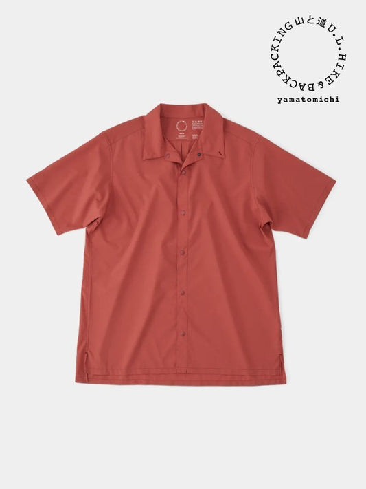 Men's UL Short Sleeve Shirt #Brick Red｜山と道