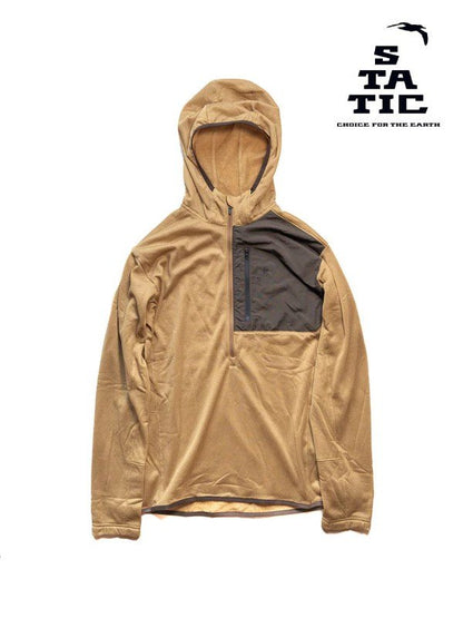 Adrift Half Zip Hoody #Wheat [24502]｜STATIC