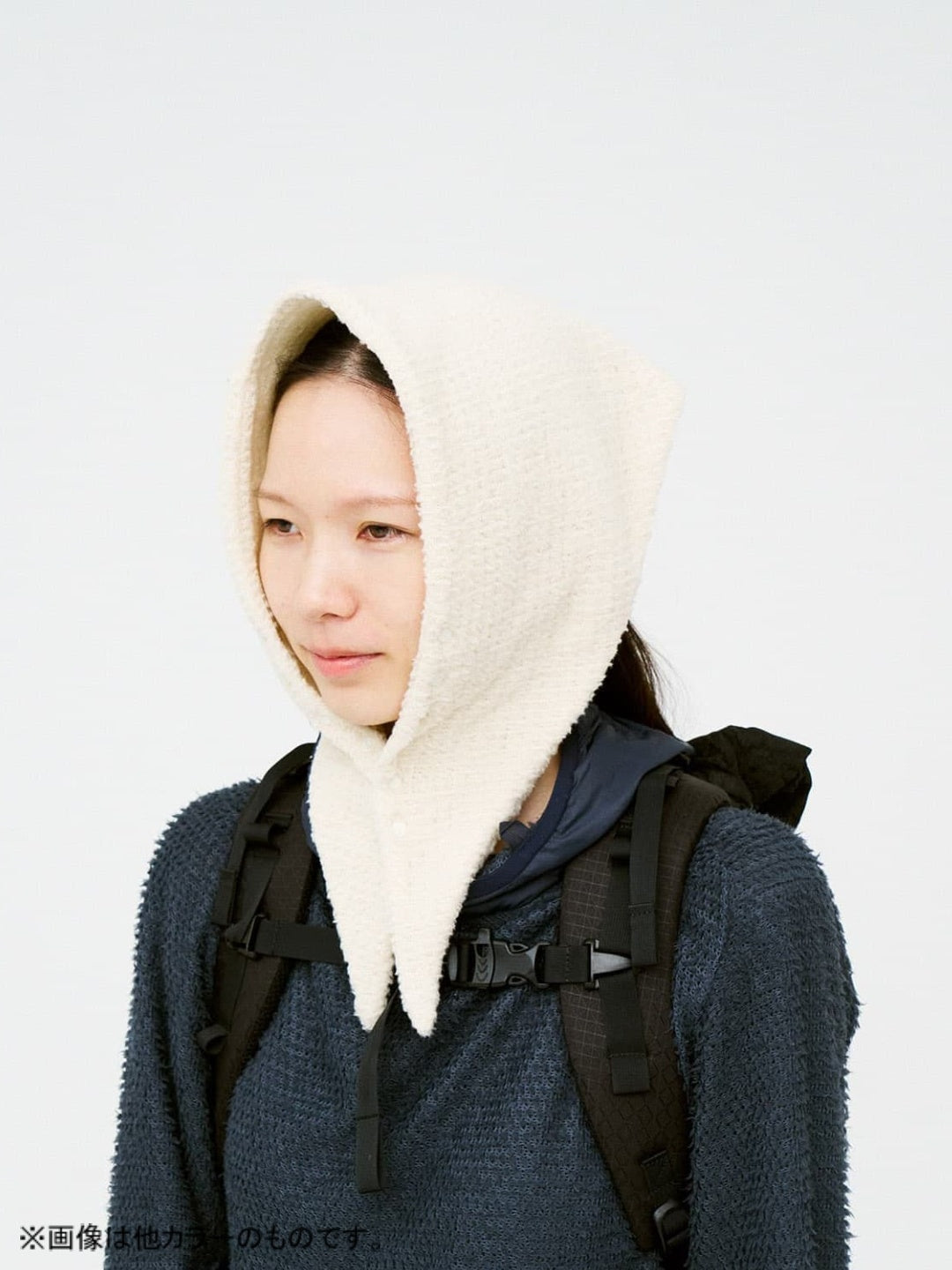 Alpha Stole #Black [HL-1108(PE)]｜halo commodity