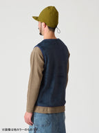 ハイロフトフリースのベスト #マンゴ [021107]｜AXESQUIN