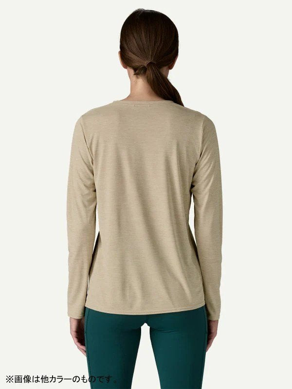 Woman's L/S Cap Cool Daily Graphic Shirt #FFCX [45205]｜patagonia