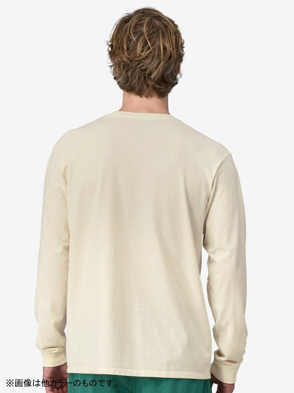 Men's L/S '73 Skyline Pocket Responsibili-Tee #INBK [37743]｜patagonia