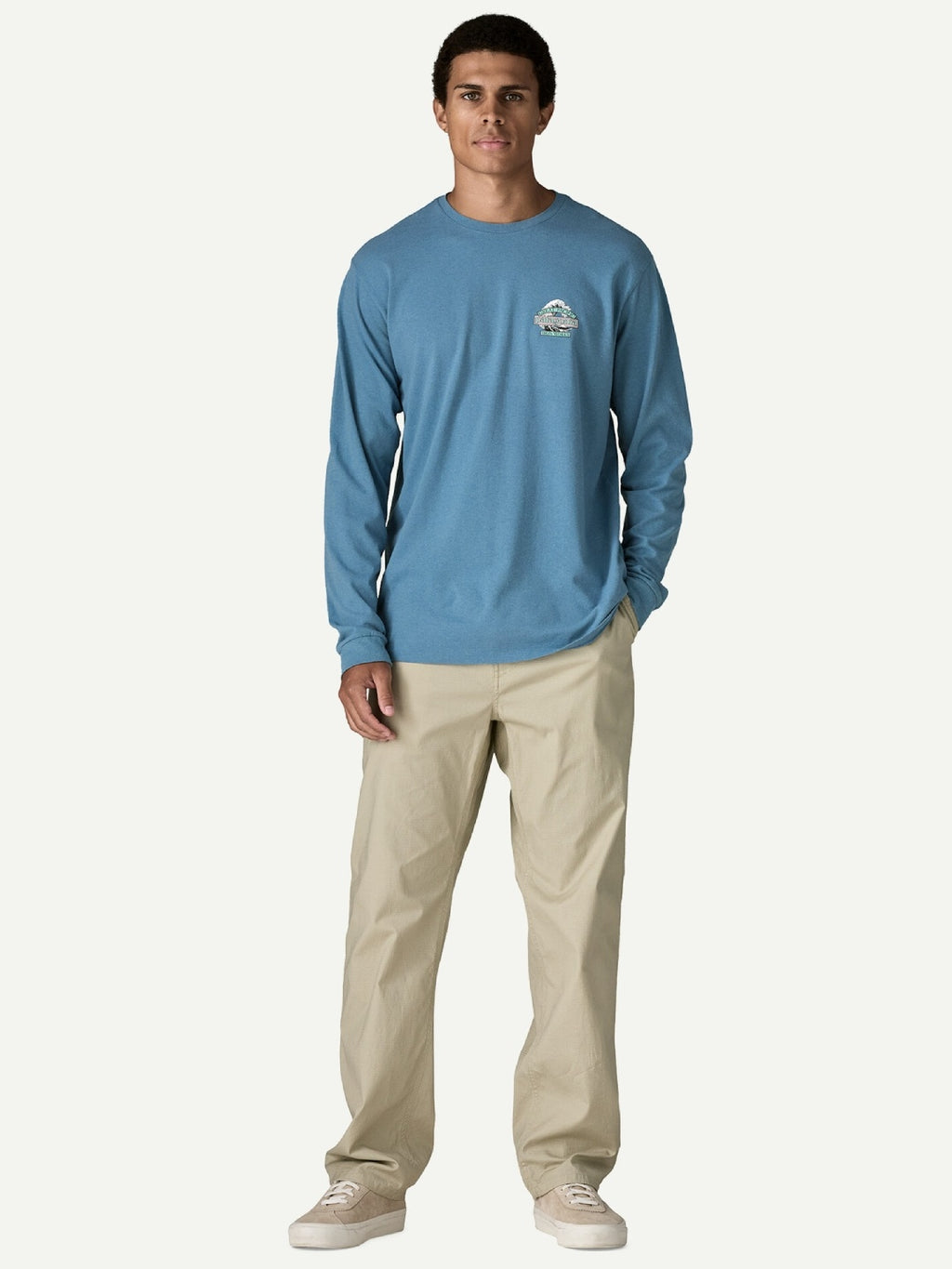 L/S Great Waves Responsibili-Tee #SHRB [37876]｜patagonia