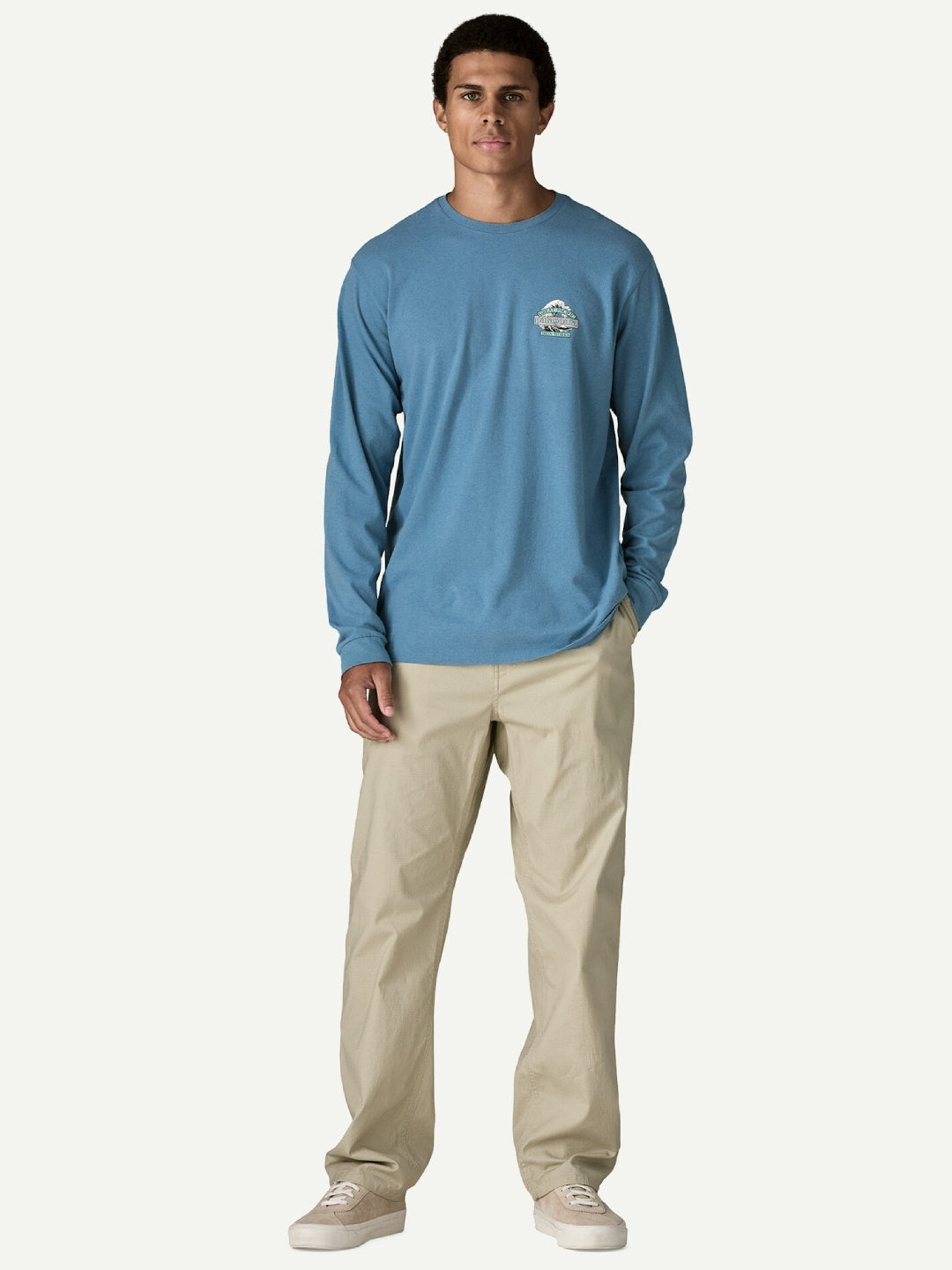 L/S Great Waves Responsibili-Tee #SHRB [37876]｜patagonia
