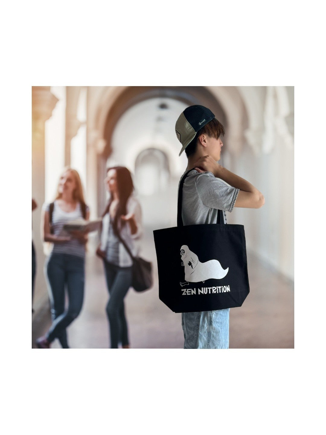 TOTE BAG Hanai Darma #ブラック｜ZEN