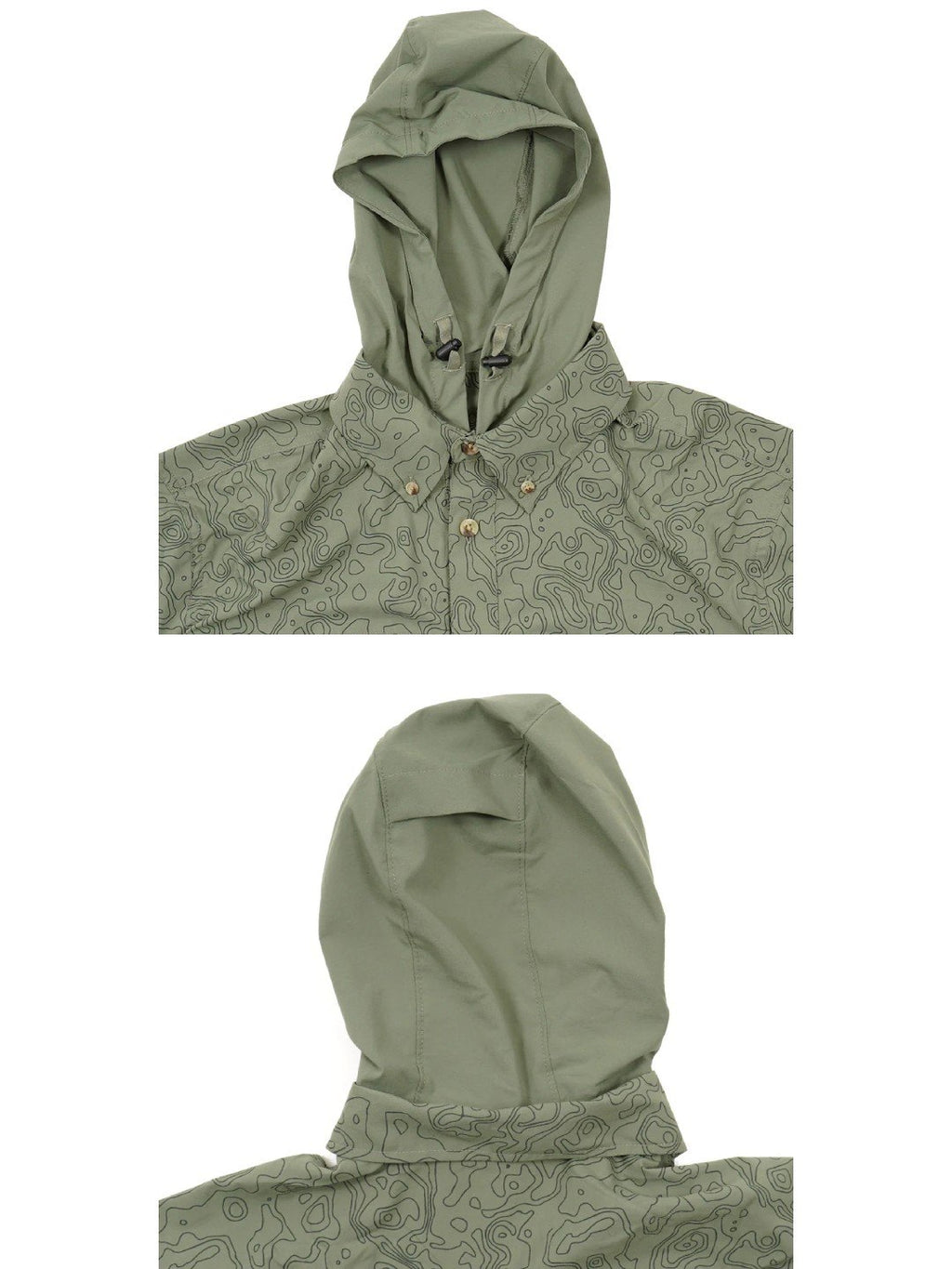 TRIPLE CROWN BUTTON DOWN LONG SLEEVE #Green Topo｜Jolly Gear