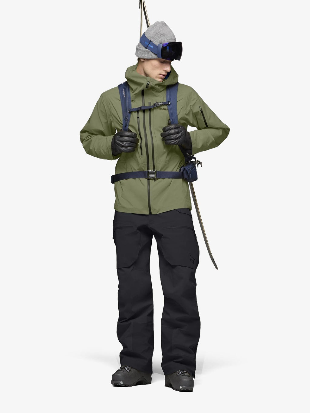 【Men】lofoten Gore-Tex Pro Jacket #Deep Lichen Green [1006-25]｜Norrona
