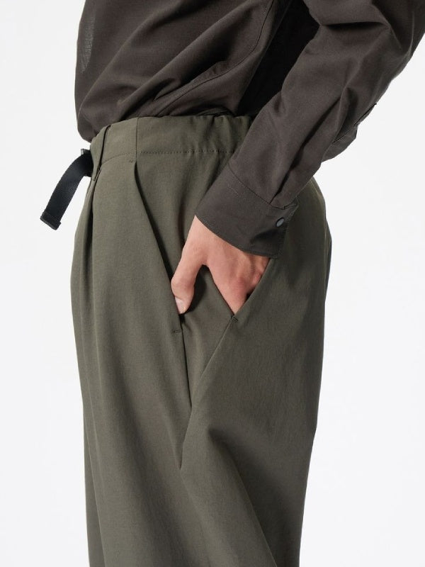 One Tuck Tapered Stretch Pants #DV [GL75177]｜GOLDWIN