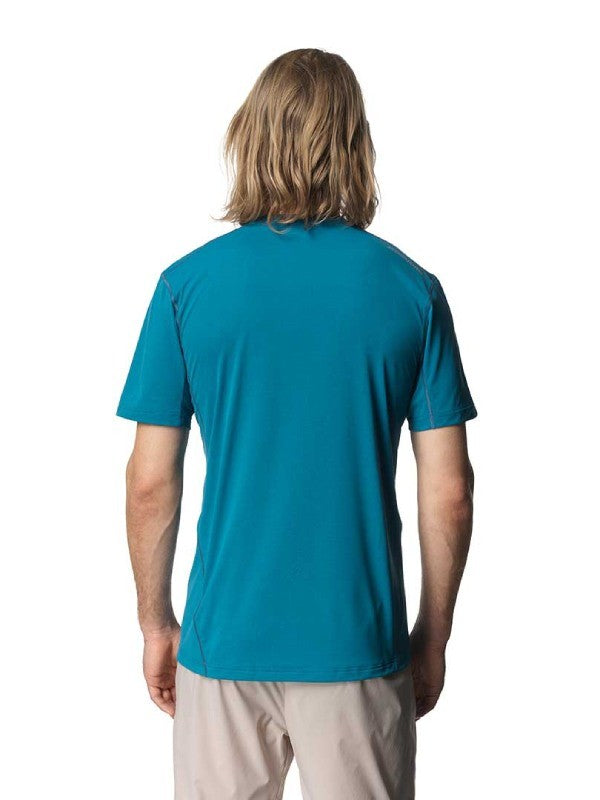 Men's Pace Air Tee #Break Blue [860019]｜HOUDINI【Outlet_30】