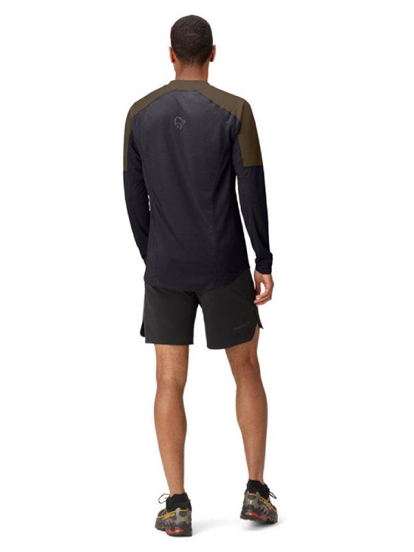 senja equaliser lightweight Long sleeve (M) #Olive Night [5820-23]｜Norrona