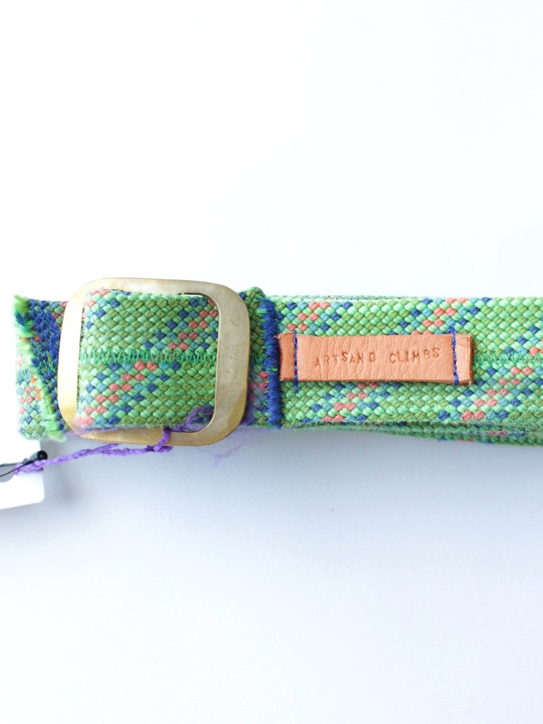 Rope belt(真鍮） #Green｜Arts and Climbs