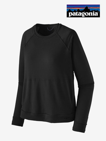 Women's L/S Capilene Thermal Crew #BLK [43585]｜patagonia