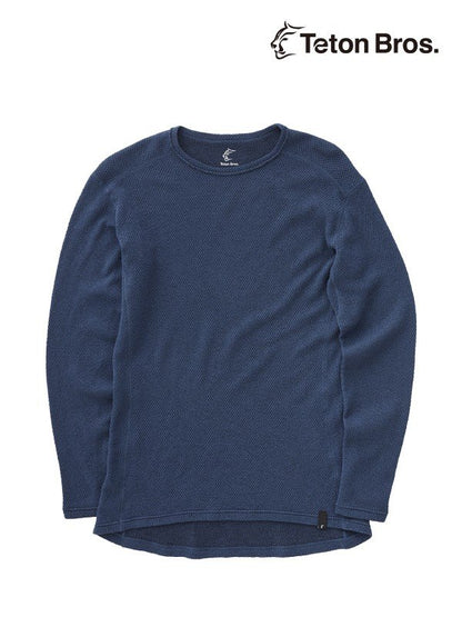 MOB Wool L/S #Navy [TB243-680102]｜Teton Bros.